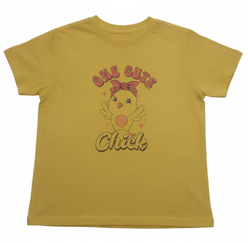 “One Cute Chic” Toddler Girls T-Shirt