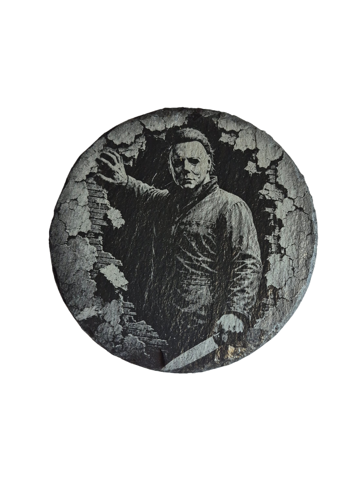 Laser Engraved Rock Stone Coasters