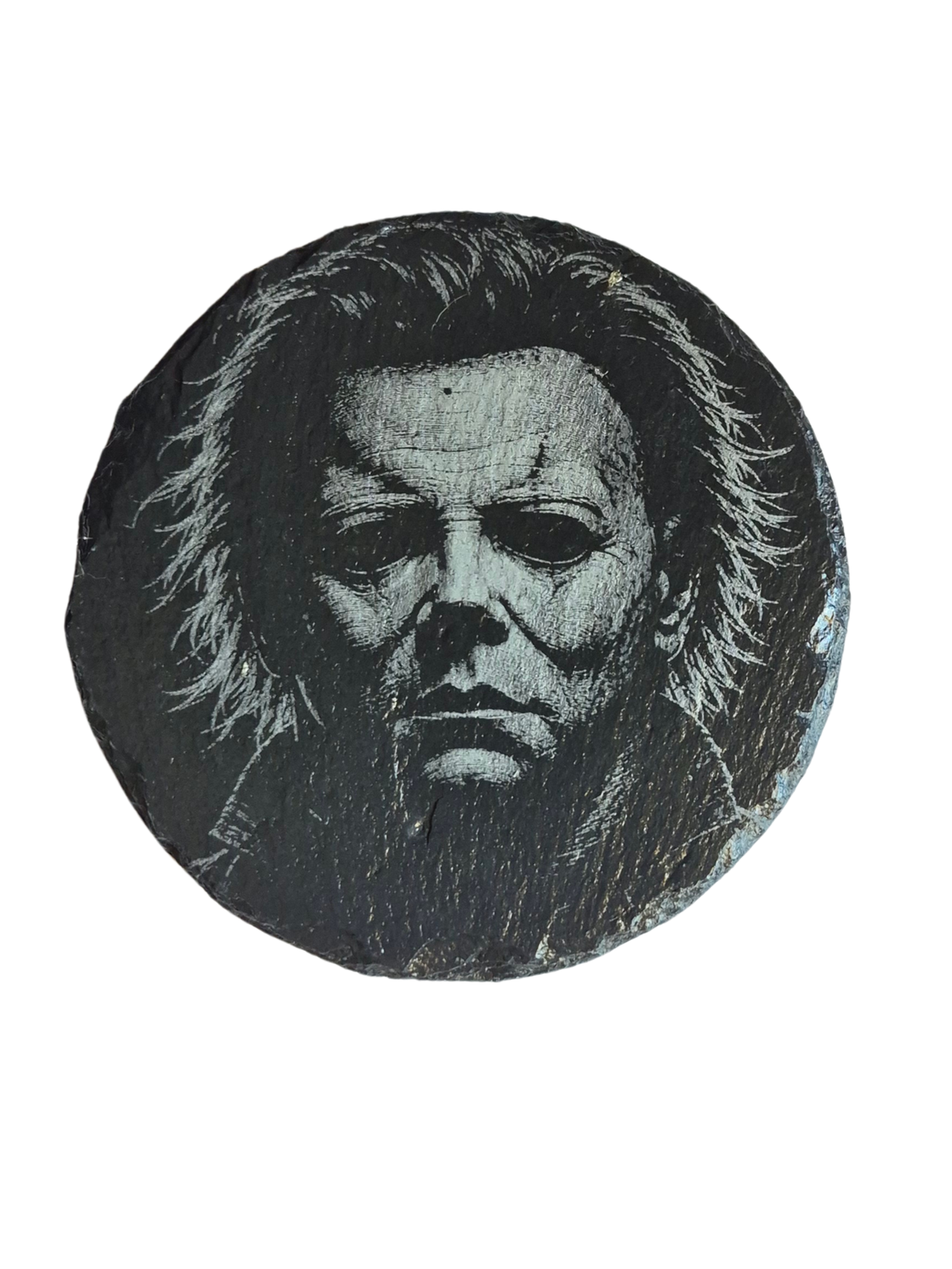 Laser Engraved Rock Stone Coasters
