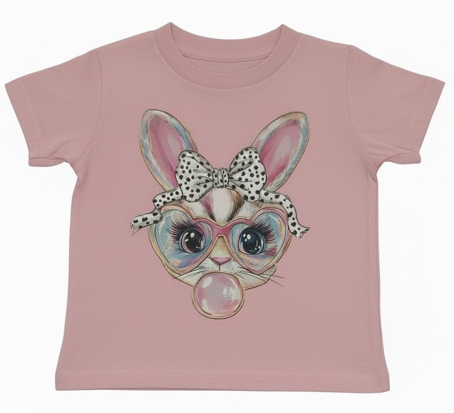 “Bunny Bubble” Girls Toddler T-Shirt