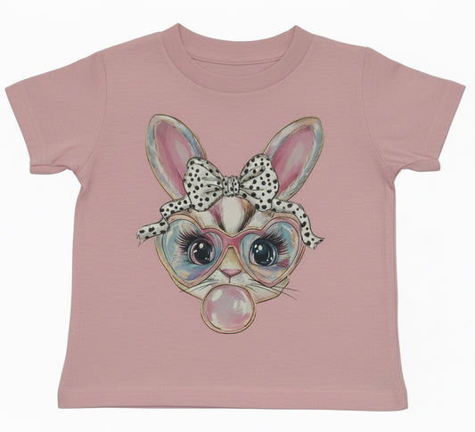 “Bunny Bubble” Girls Toddler T-Shirt