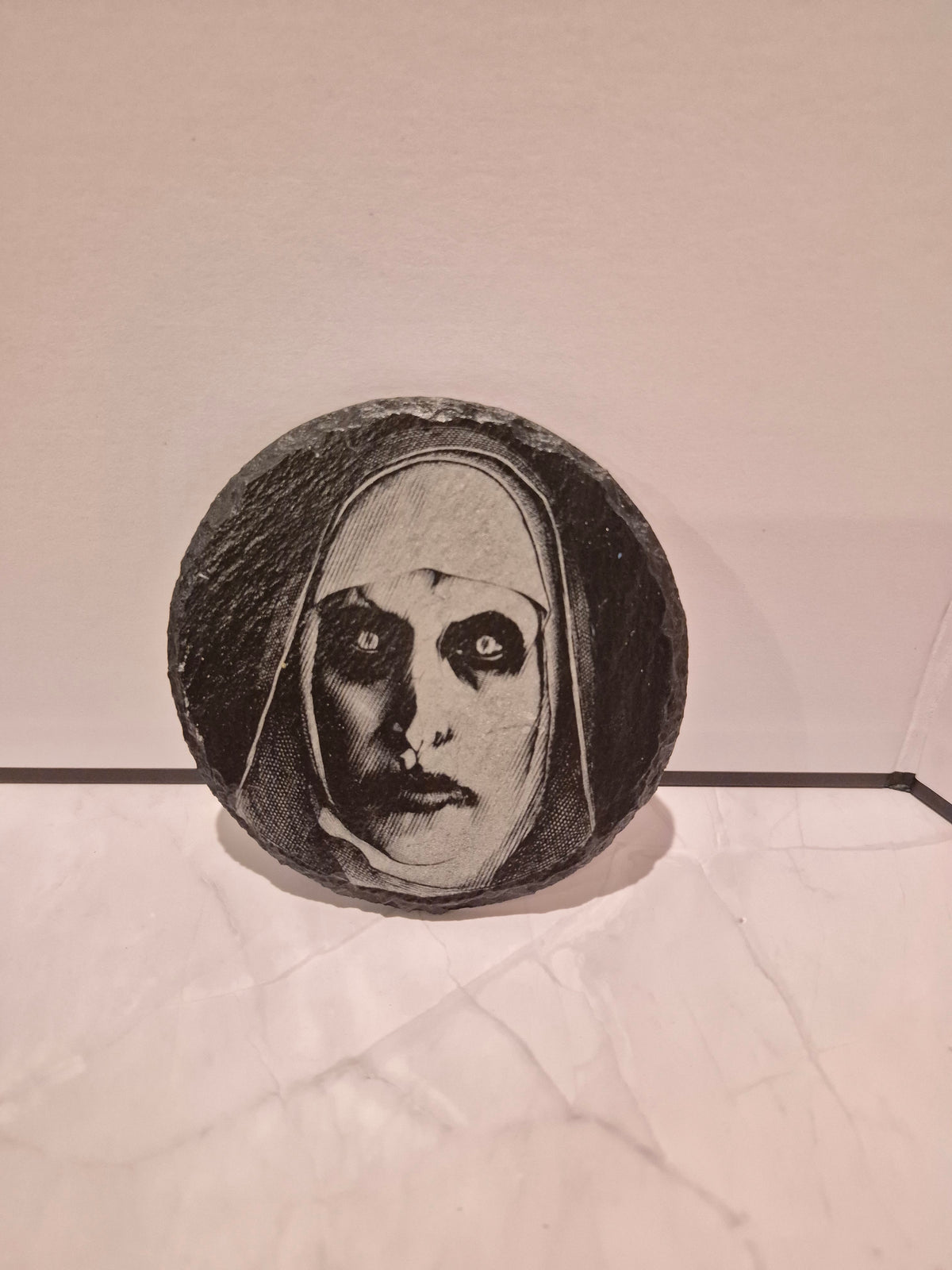 Laser Engraved Rock Stone Coasters