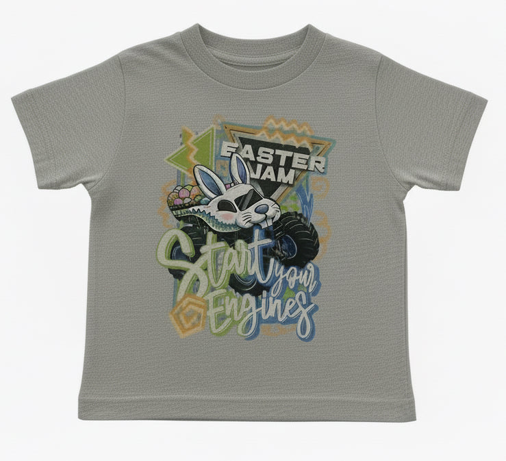 “Easter Jam” Bunny Monster Truck Boys Toddler T-shirt