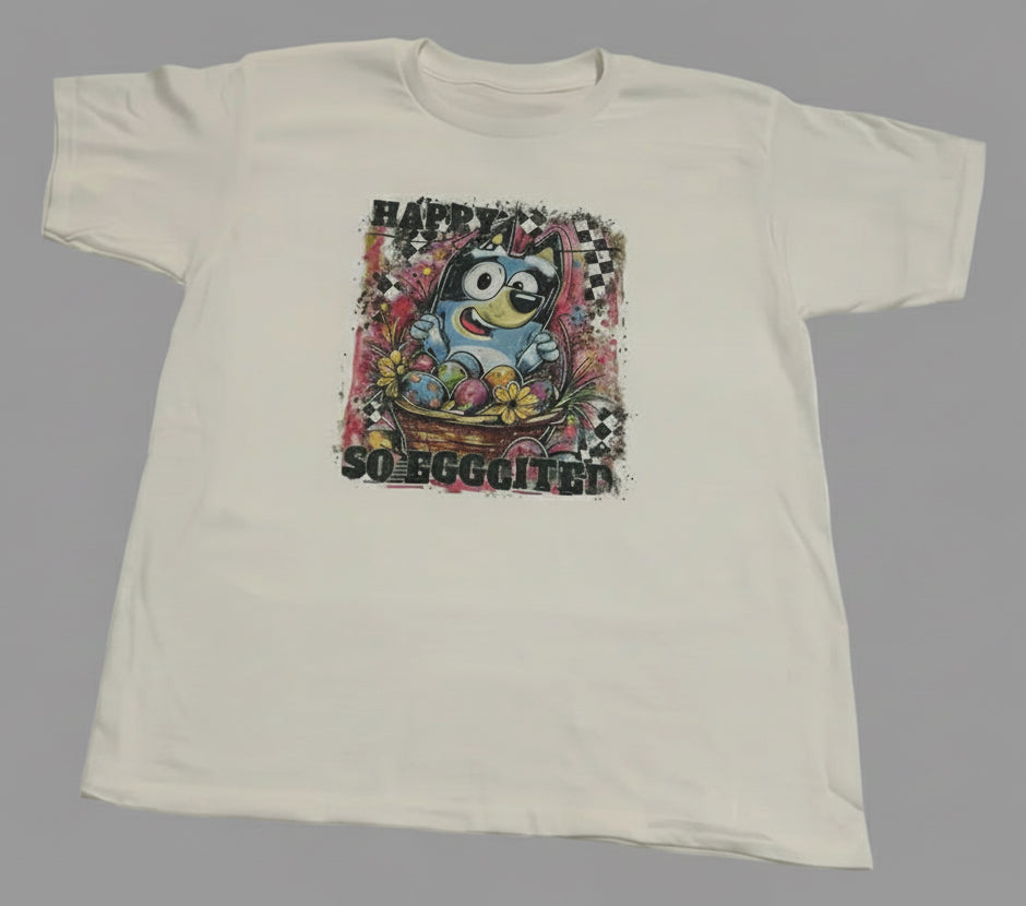 “Blue Dog” Easter Print Youth T-Shirt