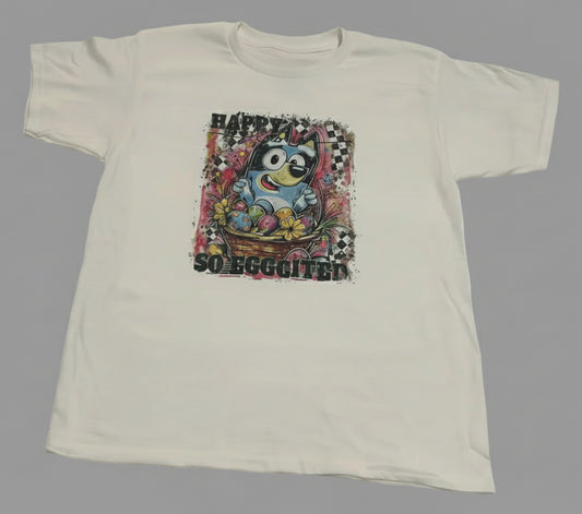 “Blue Dog” Easter Print Youth T-Shirt