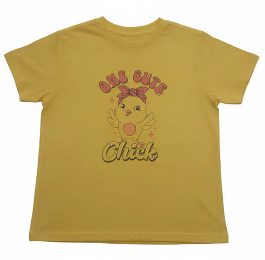 “One Cute Chic” Toddler Girls T-Shirt