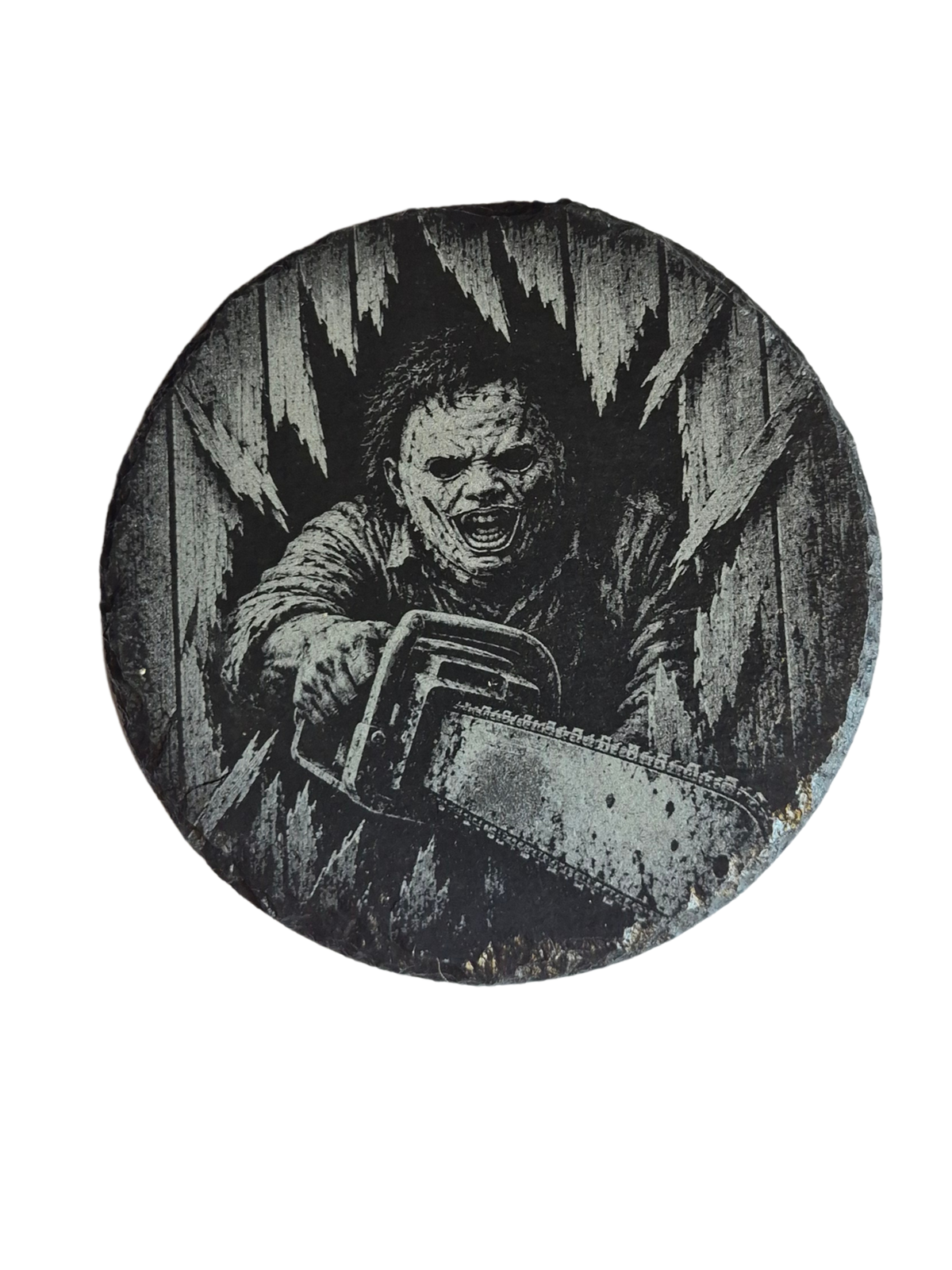 Laser Engraved Rock Stone Coasters